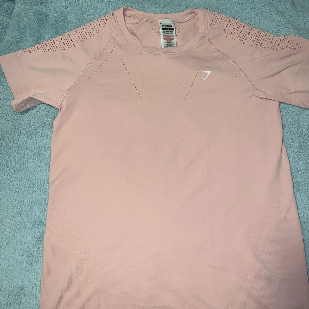 Gymshark pink workout top